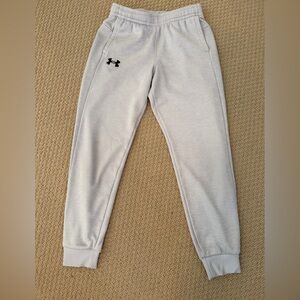 Under Armour White Gray SoftJoggers